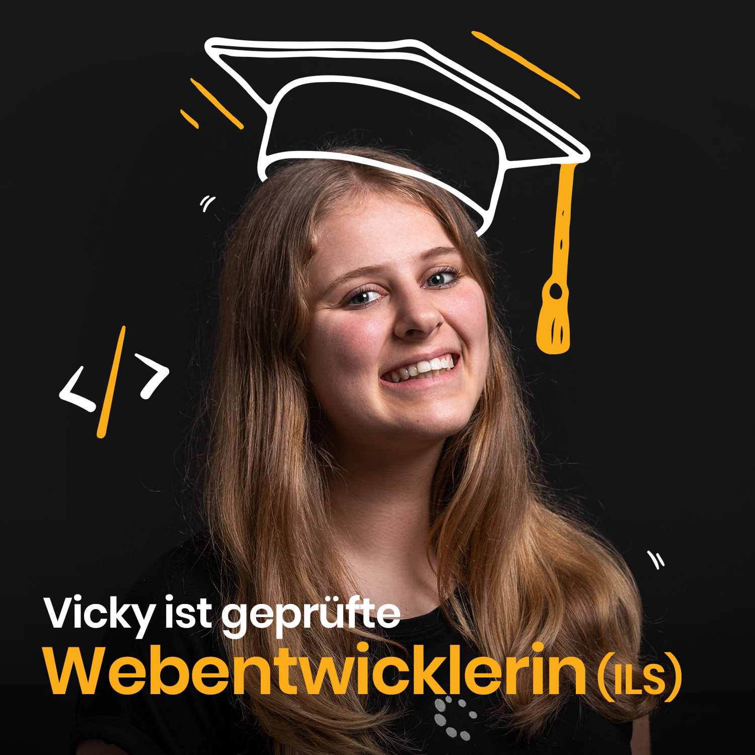 VICKY IS A WEB DEVELOPER