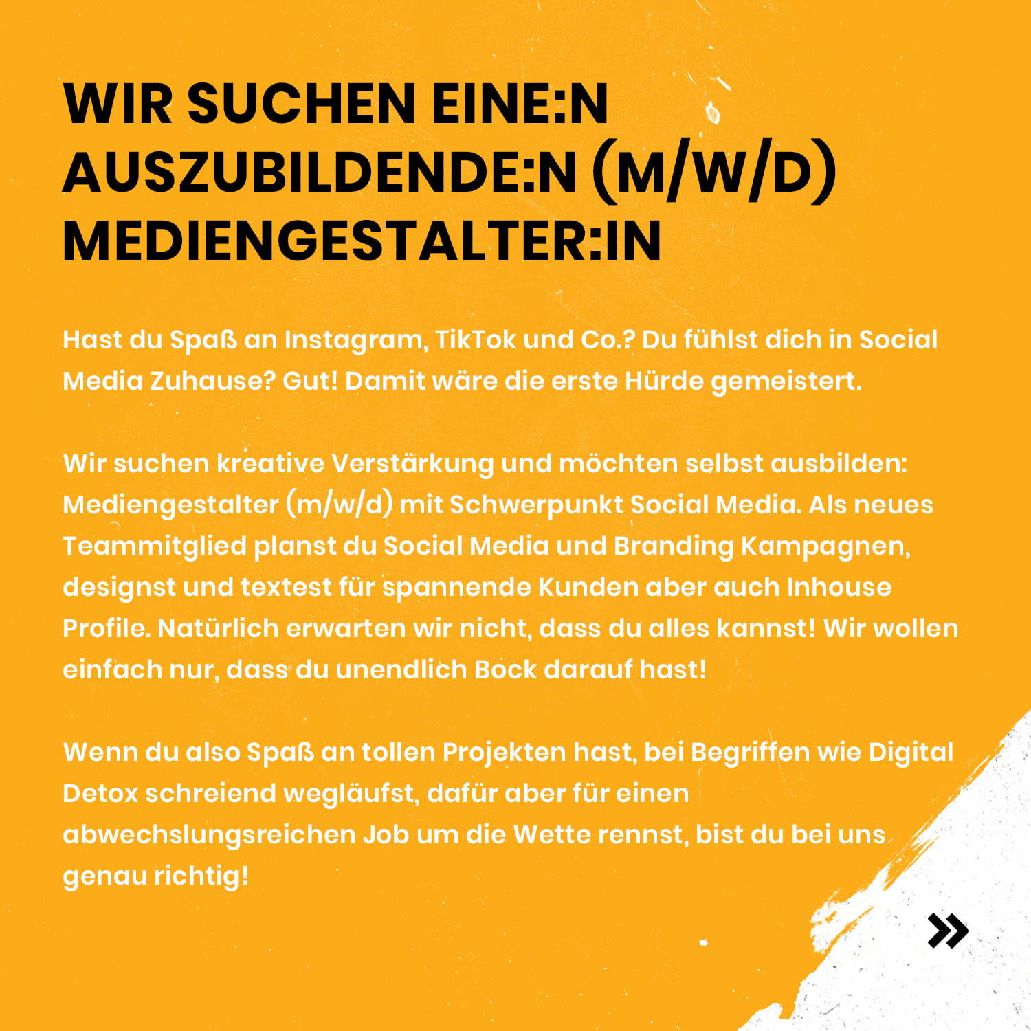 Wir suchen Verstärkung - new media labs