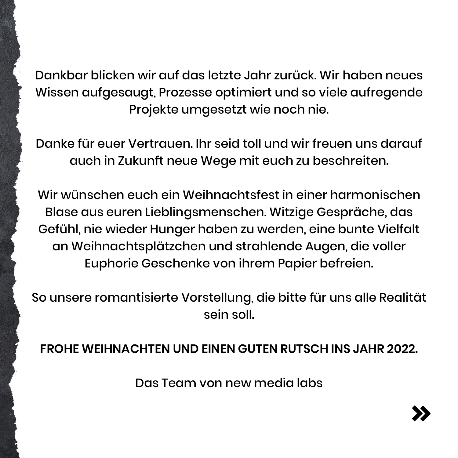 Frohe Weihnachten - new media labs