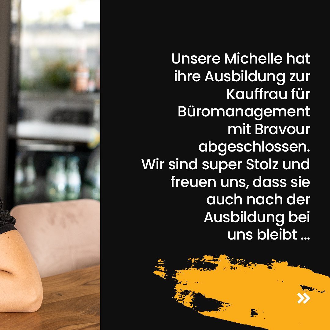 Herzlichen Glückwunsch zur bestandenen Prüfung Michelle