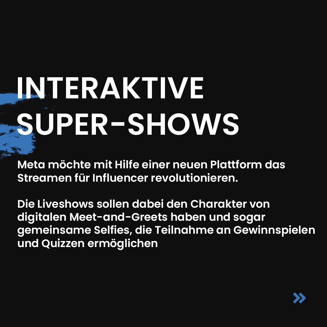 New streaming service from Meta - new media labs blog post
