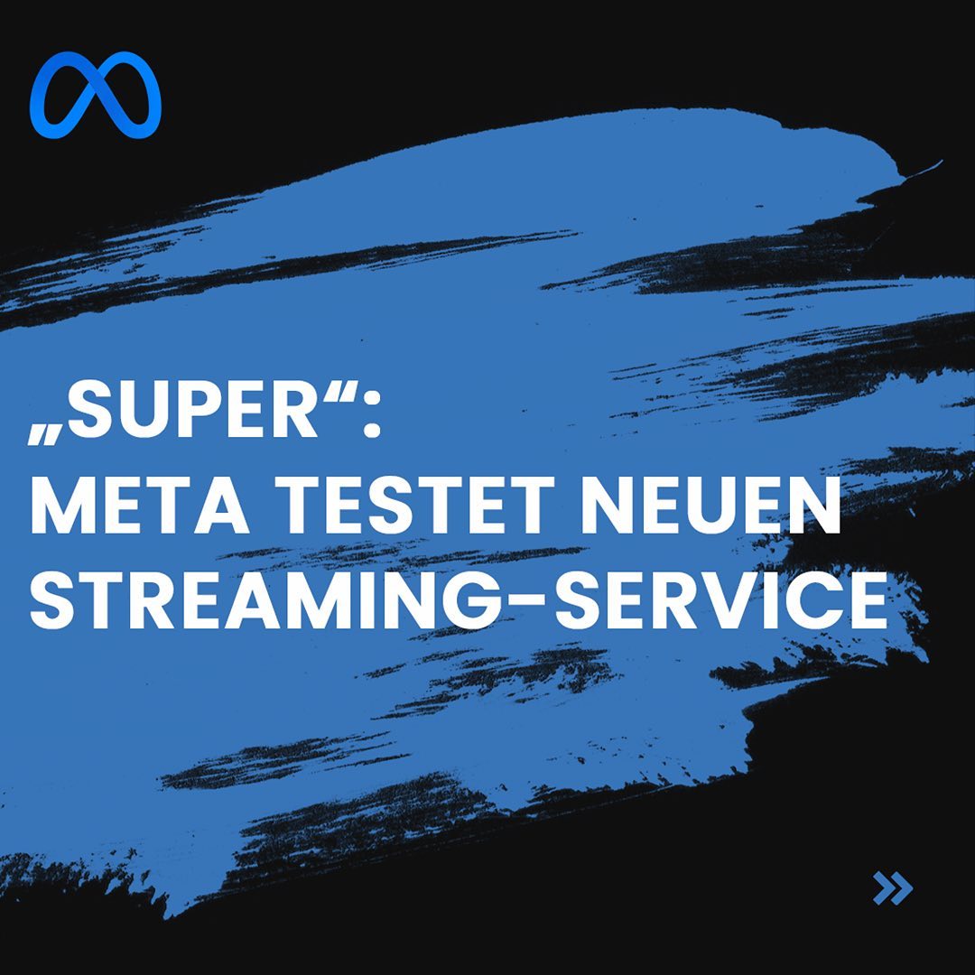 New streaming service from Meta - new media labs blog post